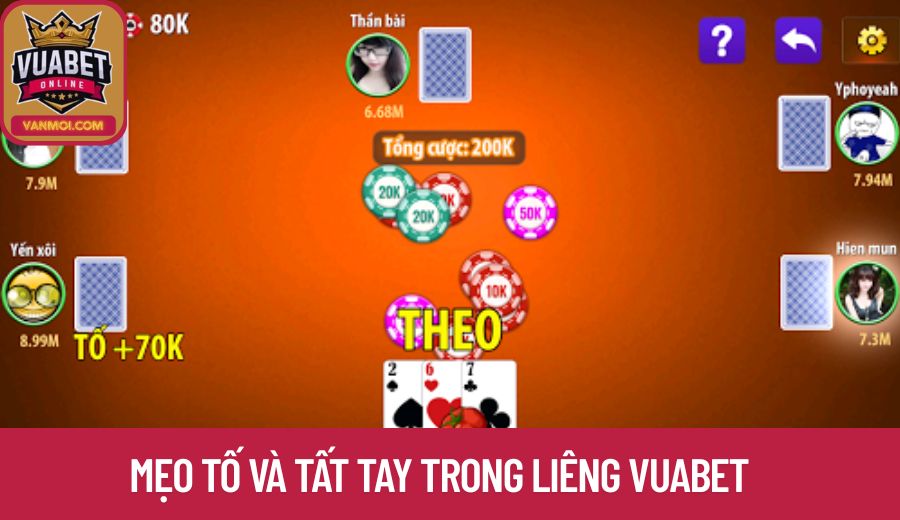 Mẹo tố và tất tay hiệu quả trong game Liêng Vuabet